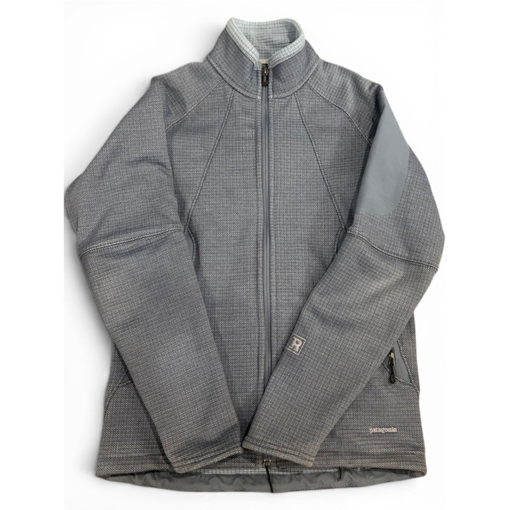 Patagonia R1 Regulator Fleece Jacket Mens Small Grey Full Zip Vintage 41100F5